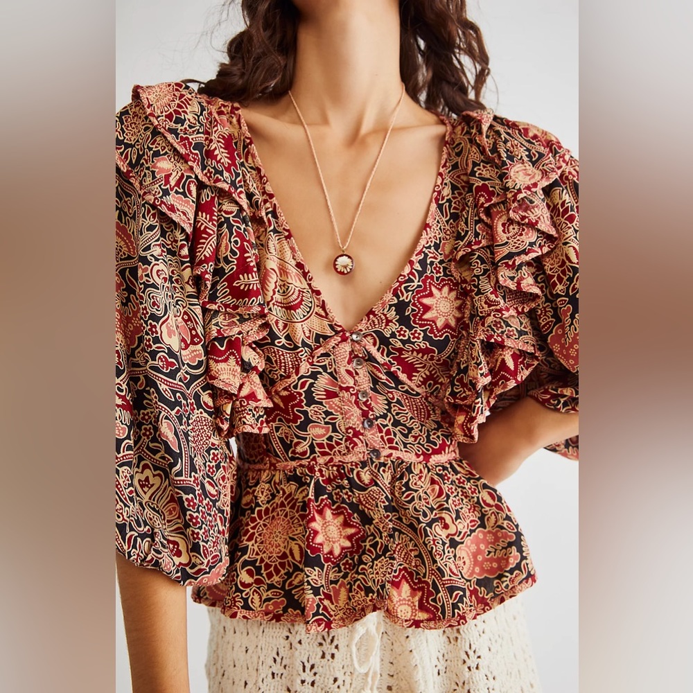 Jaipur blouse by House of Harlow 1960